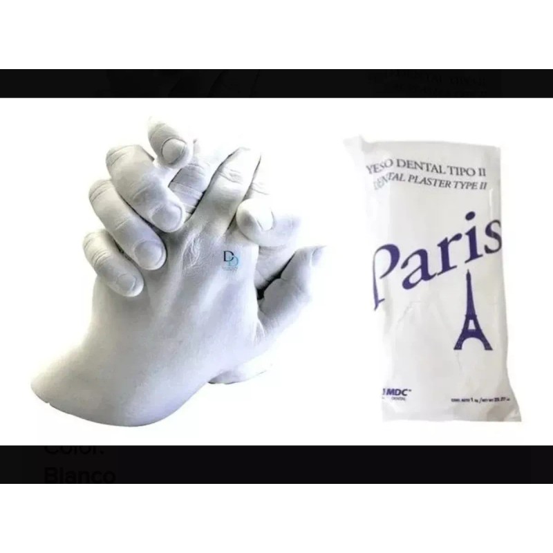 Paris 10 Kilos De Yeso Paris Blanco Para Figuras Cerámicas