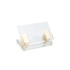 Dany Marcus Transparent Acrylic Hole Punch with Gold Metal Paper