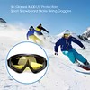 Omana Safety Goggles, Single frame with 5 lenses, Windproof Dustproof