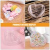 AIMALL 20pcs Heart-Shaped Transparent Plastic Packaging Boxes - Candy, Jewelry,