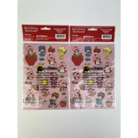 Wildbrain The World Of Strawberry Shortcake Scratch And Sniff Stickers 4 Sheets Wildbrain