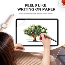 LXEEOLX Pack of 2 Paper Screen Protectors Compatible with Lenovo Tab M10 Plus (3rd Gen), Matte Paper-Feel Screen Protector for Drawing, Writing Like on Paper [Anti Fingerprint]