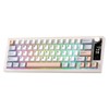 YUNZII IF68 Wireless Mechanical Keyboard (Beige,Candy Switch)