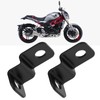 YINETTECH 2pcs M8 Mini Motorcycle Turn Signal Indicators Lights Bracket