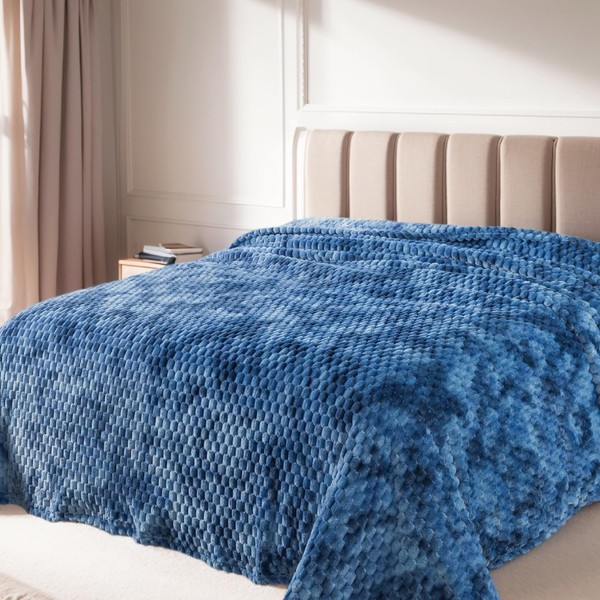 Richave Twin Size Blanket, Premium Lightweight Anti-Static 66x90 Inches 3D