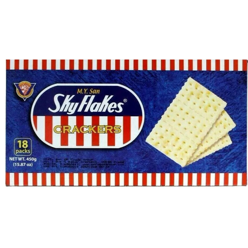 M.Y. San SkyFlakes Crackers Individually Wrapped 18 Packs 15.87 oz