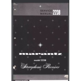 Marantz Model 2238 Stereophonic Receiver Service Manual 47 pages comb bound