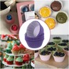 sourcing map 200 Count Cupcake Liners Purple Cupcake Cups Standard