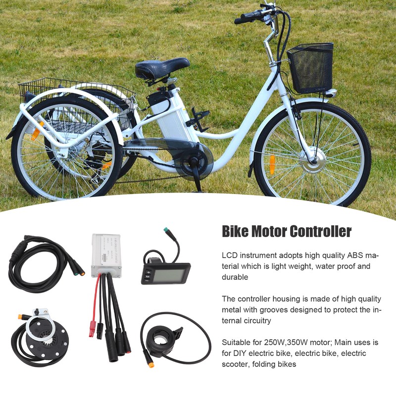 Electric Bike Motor Controller 15A Common Speed Controller 36V 48V