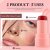 Eshioh Jelly Blush Stick, Cream Blush & Tool 2-IN-1, Blendable