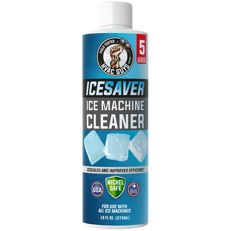HVAC Guys Ice Machine Cleaner and Descaler 16oz (5 Uses)