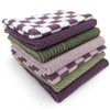 Ecovask Daily Use Dish Cloth 7pc Variety Pack Organic Cotton,