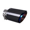 CARMON Real Twill Carbon Fiber Exhaust Pipe Muffler Tips with