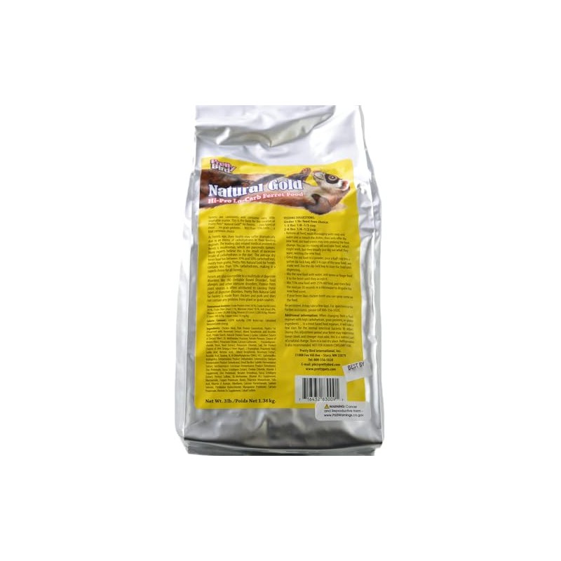Natural Gold Ferret Food - 3 lb.