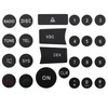Priprilod Door Steering AC Window Repair Button Kit Decal Stickers