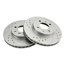 KAC - Disc Brake Rotors | Brake Kit for Hyundai 2006-2011 Accent, Kia 2006-2011 Rio, Kia 2006-2011 Rio5 Automotive Replacement Brake Rotors,31432