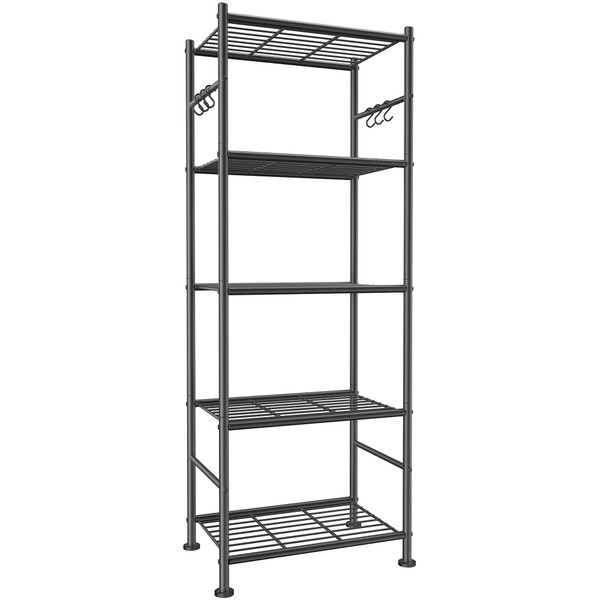 Sakugi Storage Shelves - 5-Tier Large Capacity Shelf Organizer with