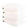 DRAPES & DECOR Pillow Cases 4 Pack- 100% Cotton Housewife