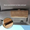FLYAMAPIRIT Car Glasses Case Sun Visor Sunglasses Holder with Magnetic