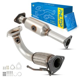 PHILTOP Rear Direct-Fit Catalytic Converter Kit W/Gasket Compatible with Honda 2003-2007 Accord 2.4L Replace# 16323, 642039, 40607, 52433, 28814 (EPA Compliant)