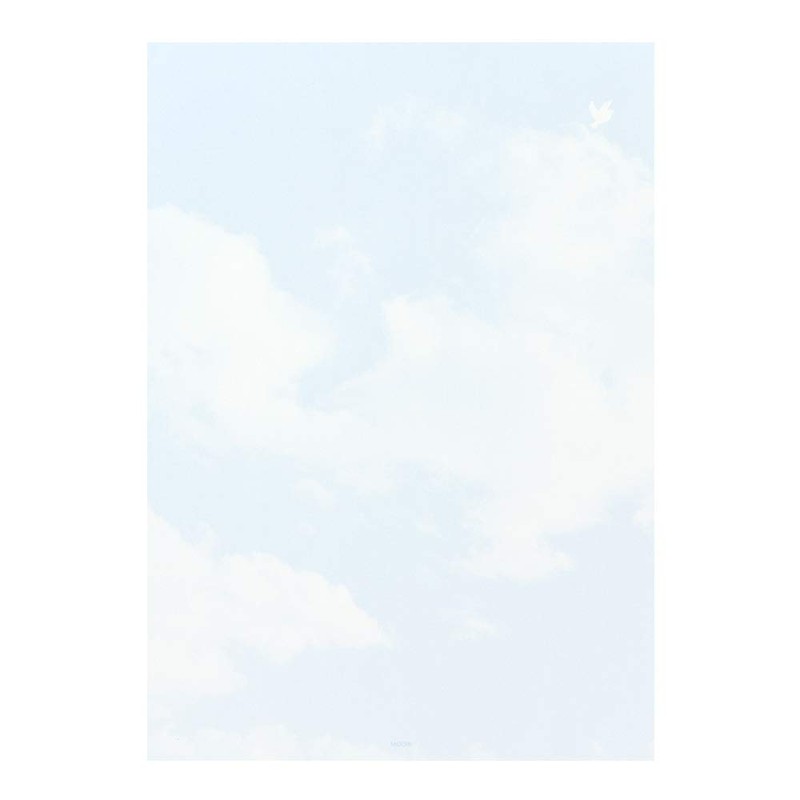 Midori Paper Paper Sky Blue Nokimochi