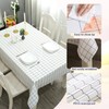 APMGONT Tablecloth 137 x 180 cm Washable Rectangular with 8