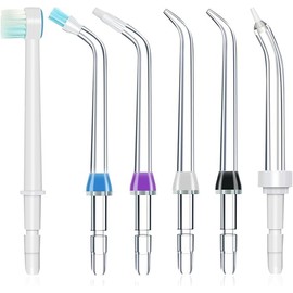 Para Waterpik Repuestos, Puntas de Repuesto para Waterpik, Jet Tips para Waterpik Piezas de Repuesto, Para Waterpik Cabezales(Paquete de 6 unidades)