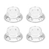 sourcing map 4PCS Guitar Top Hat Bell Knobs, Volume Tone