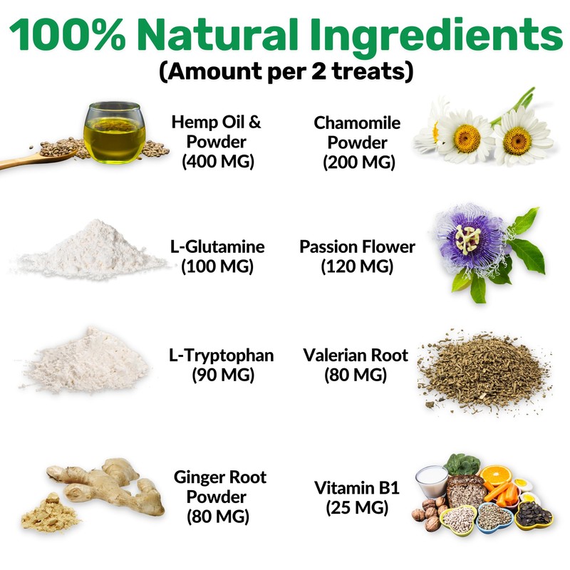 NutriPaw NutriPaw Calming Treats For Dogs - Reduce Stress, Fear,
