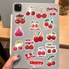 Cherry Stickers for Laptop (50 Pieces), Gift for Children, Teenagers,