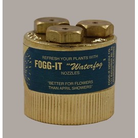 Fogg-It Nozzle - Heavy Volume - (Pack of Four - 4 GPM) - Waterfog - Misting Head - Fog Spraying Attachment for Plants, Flowers, Garden