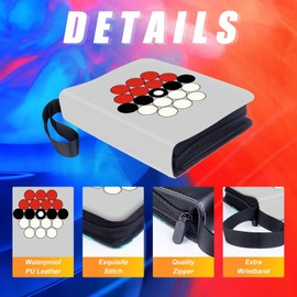 9-Pocket Card Binder Compatible with PTCG Cards,TCG Cards Holder,Trading Card Games Collection Binder Case Book Fits 900 Cards with 50 Removable Sleeves