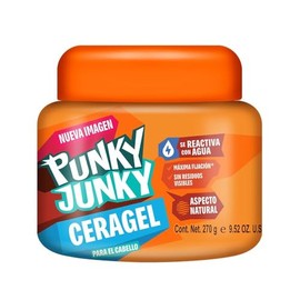 Punky Junky Cera Gel Natural para Cabello, 270 g