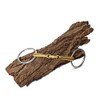Esposita Water Snaffle Bit Double Jointed Brass Rings Stainless Steel