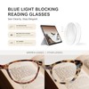 3 Pack Blue Light Blocking Reading Glasses,Readers for Women and