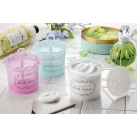 Micro Bubble Foamer Kawa Wawa [Face Washing Whisk] 3 Color Set (Pink, White, Blue)