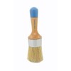 Large Round Wax Brush with Varnished Handle. Great for Painting,