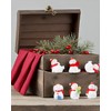 Mini Snowman Figurines Holiday Decorations, Set of 6, Christmas Winter