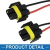 A ABSOPRO H11 Car Headlight Socket Wiring Harness Bulb Holder