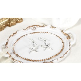 Beautifully Simple .925 Sterling Silver Starfish Dangle Earrings