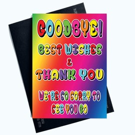Colleague Leaving Card New Job Card Coworker Leaving Good Luck Congrats New Job Goodbye Leaving Job Best Wishes Sorry to See You Go PC613