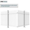 ECOOPTS 36" H x 84" W Vinyl Picket Fence Panels
