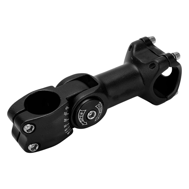 LeBycle Bike Stem 31.8x110mm 60 Degree Adjustable Mountain Bike Handlebar