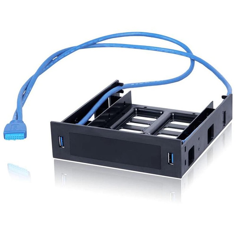 Plomevry 2 X USB 3.0 Front Panel with 3.5Inch Device/HDD