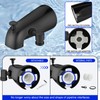Tub Spout with Diverter,Bathtub Faucet with Shower Diverter,Fits 1/2" or