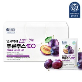 Yonsei Life & Health Yonsei Baekse Prune Juice 100 70ml 30 pouches 1 box / 연세생활건강 연세백세 푸룬주스100 70ml 30포 1박스