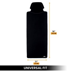 Gorla Gear Black Premium Universal Fit Waterproof Stain Resistant Car Seat Cover Neoprene Non-Slip Bucket Seat Dog Sweat Proof Protector Save Your Leather Cloth Seats Van Truck SUV Auto Sedan