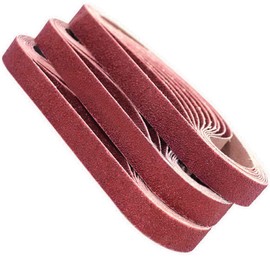 Ulyris Sanding Belt Size (L x W) 21.0 x 1.2 inches (533 x 30 mm) Endless Belt for Sanders [Pack of 20] Sanding Paper Granularity #60#80#120#180#240#320#400#600#800 Belt Sander (#60, 20PCS)