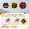 MotiMind 3 Pcs Outdoor Chalkboard for Kids, Sunflower Garden Decor