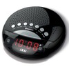 Akai Alarm Clock Radio with Bluetooth Speaker - Black